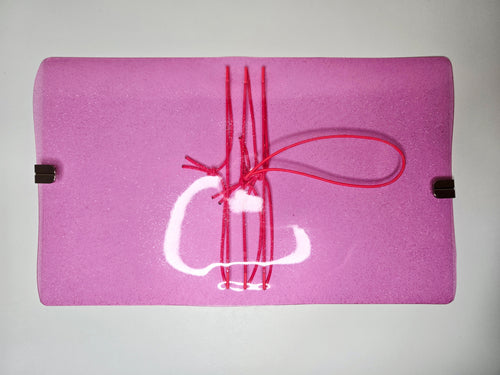 Fuchsia Jelly Glitter Vinyl Planner Cover | Passport Size, Pocket, A5, A6, B6