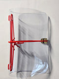 Clear Heavy Duty Vinyl Cover • Custom String Color • Edge Protectors • Handmade Planner Cover | Pocket, A5, A6, B6, Hobonichi Sneaker Weeks
