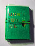 Neon Green Jelly Glitter Vinyl Planner Cover | Pocket, A5, A6, B6, Hobonichi Sneaker Weeks